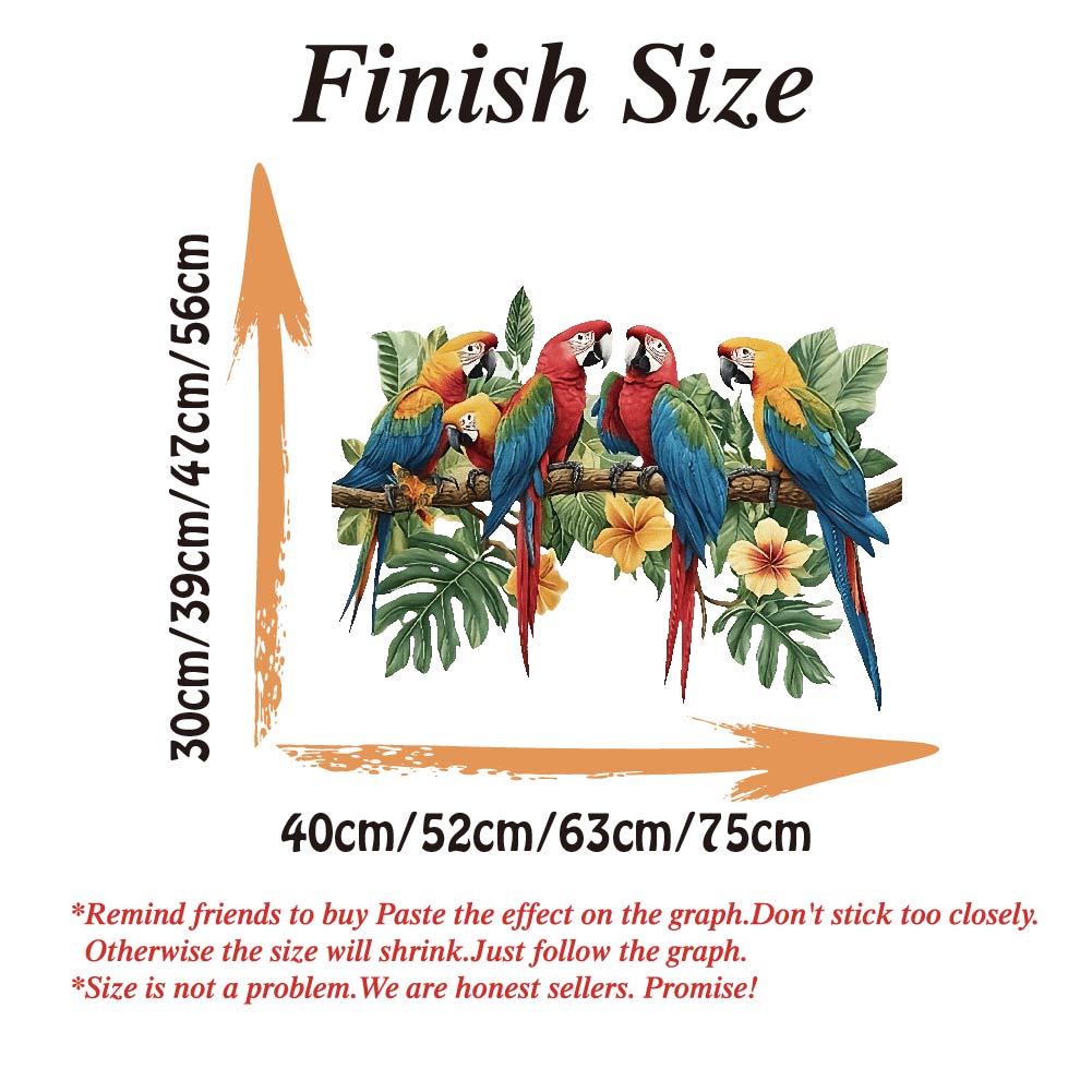 3Pcs Parrots on Branch Wall St - огляд і ціна Baby Nursery Set Furniture