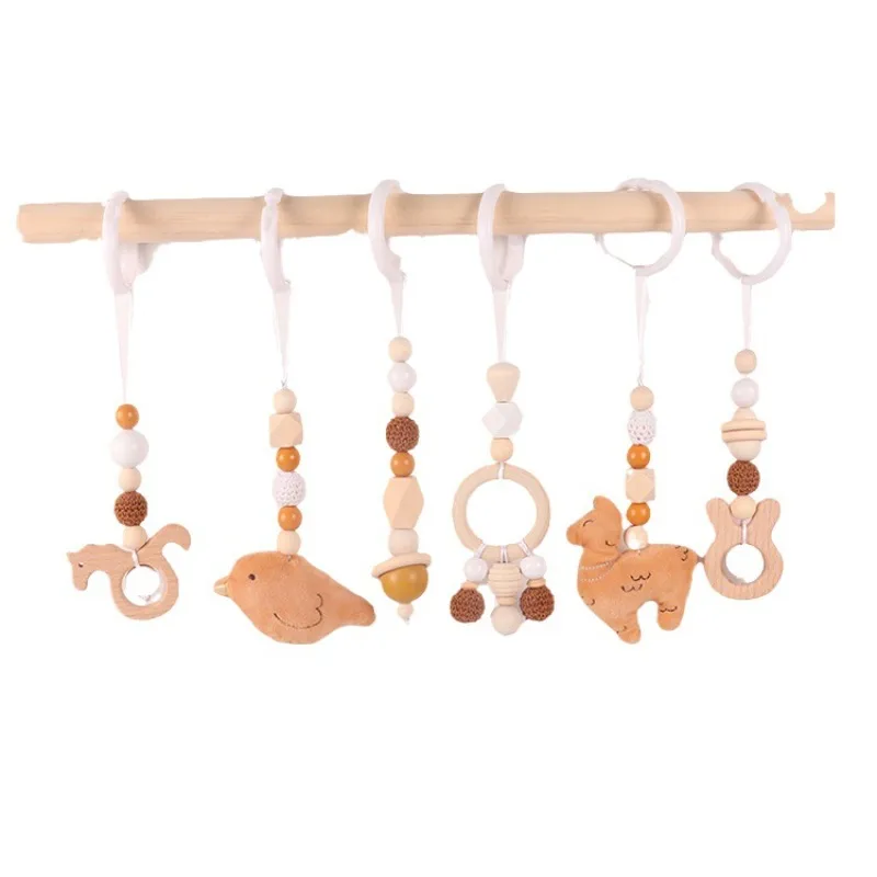6Pcs Wooden Baby Toys Wooden B - огляд і ціна Baby Nursery Hospital