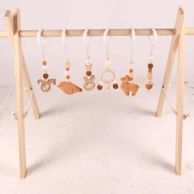6Pcs Wooden Baby Toys Wooden B - огляд і ціна Baby Nursery Hospital