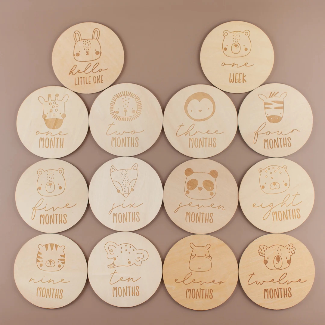 Baby Photography Props - Baby  - огляд і ціна Milestone Card Set