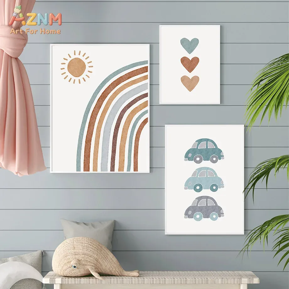 AZNM Neutral Boho Rainbow Bear - огляд і ціна Baby Boy Nursery Quotes