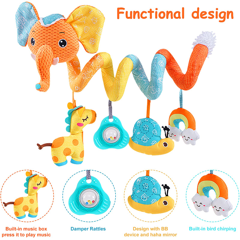 Car Seat Toys Infant Color Ele - огляд і ціна Baby Nursery Images