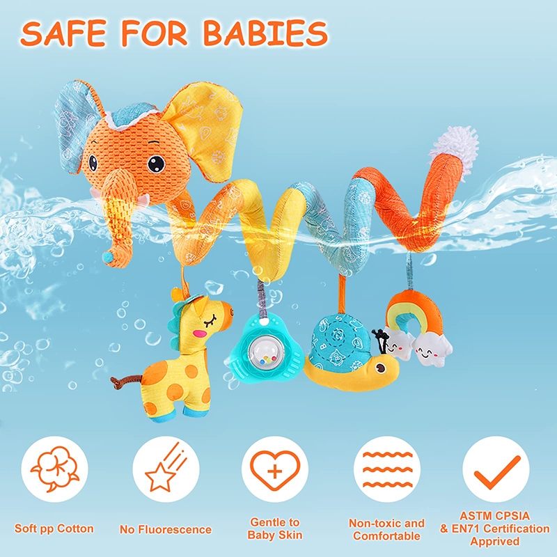 Car Seat Toys Infant Color Ele - огляд і ціна Baby Nursery Images