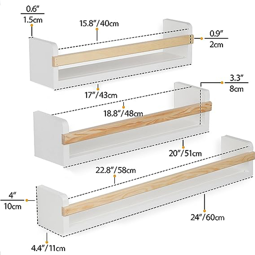 Wall Shelf Wall Hanging Childr - огляд і ціна Baby Bookshelf Small