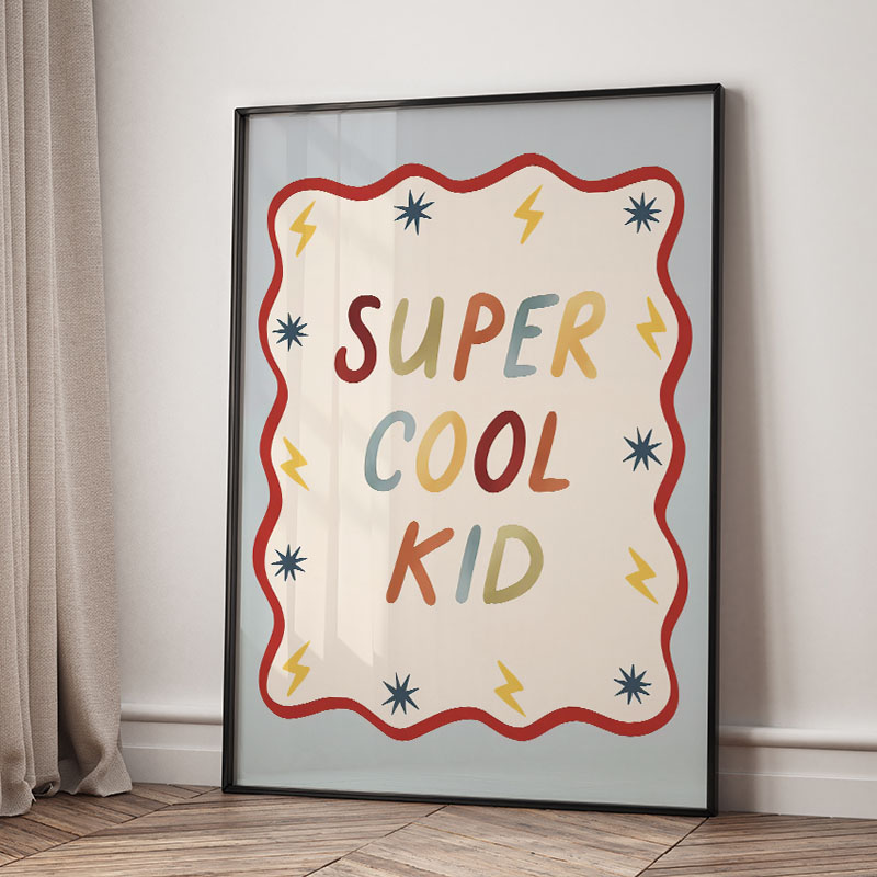 Funny Cartoon Super Cool Kid N - огляд і ціна Baby Nursery Images