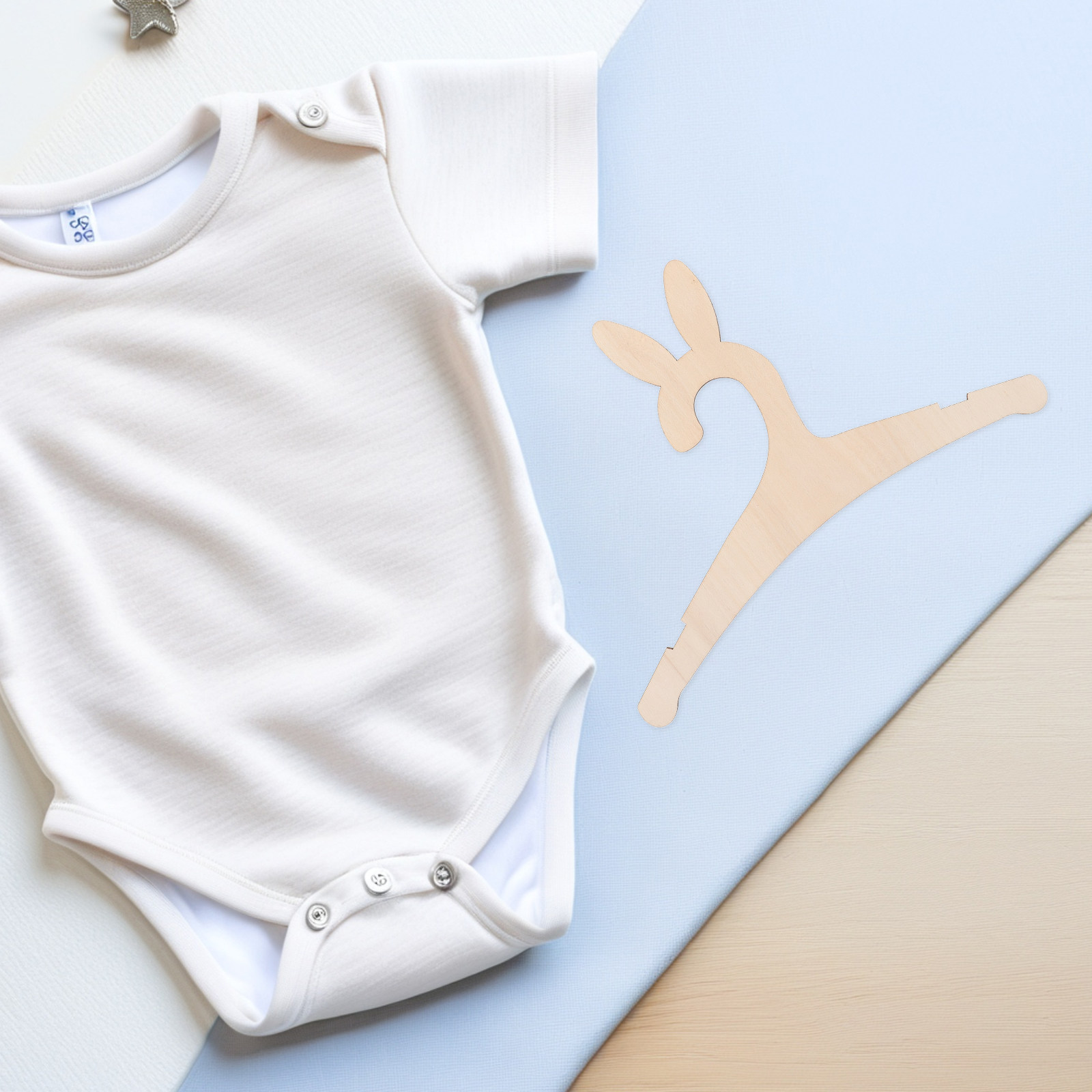 5Pcs DIY Wooden Baby Clothes H - огляд і ціна Closet Organizer Baby